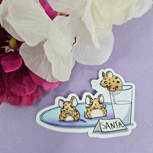 Mookie Sticker (mouse + cookies)