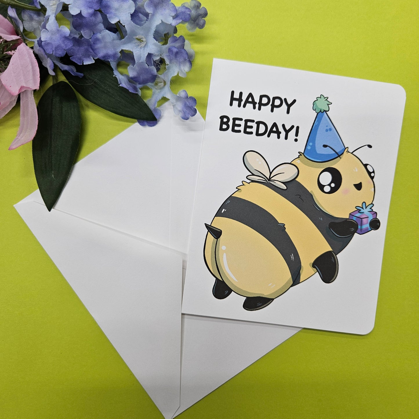 Happy Beeday Greeting Card