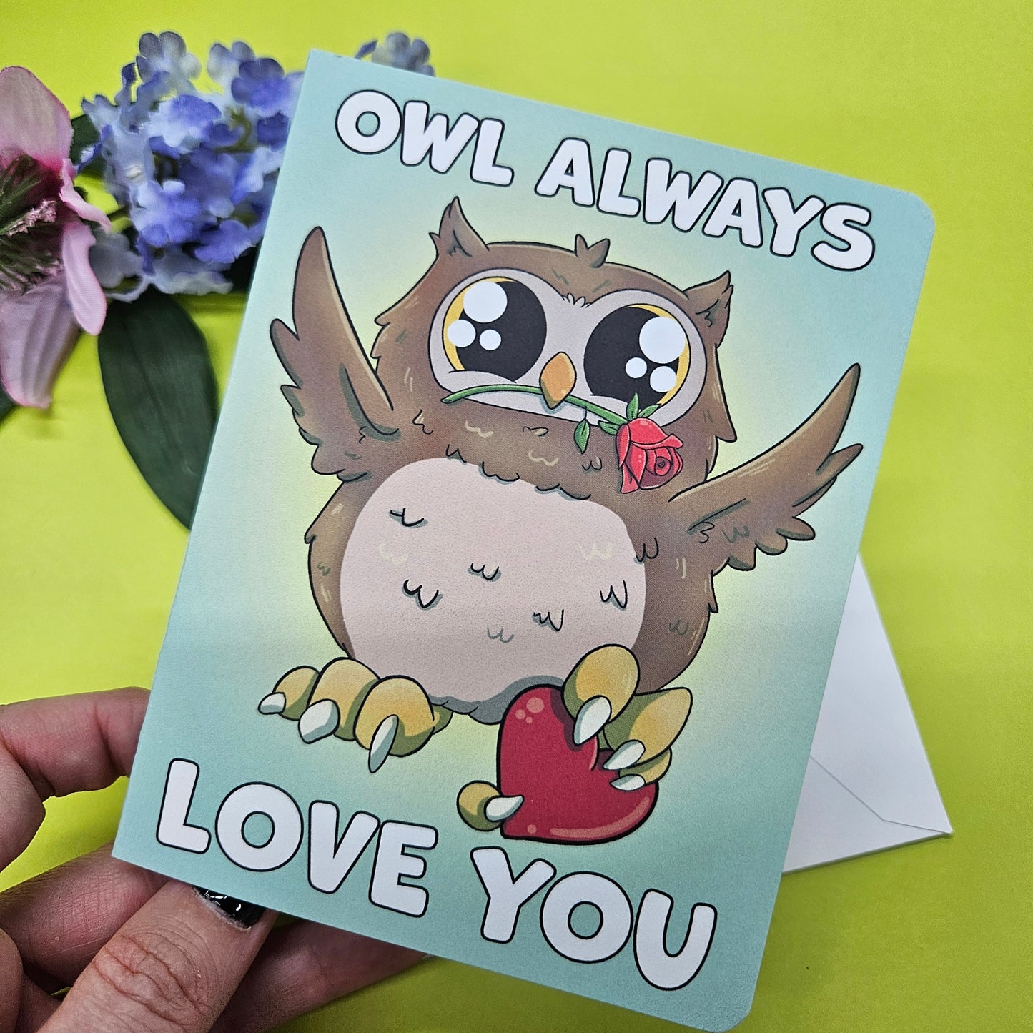 "Owl Always Love You" Love Bird Greeting Card