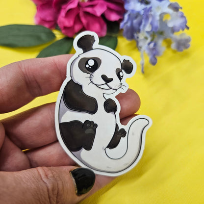 Potter Sticker (panda + otter)