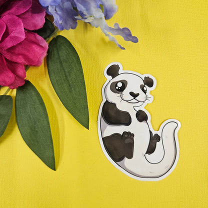 Potter Sticker (panda + otter)