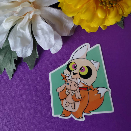 Fox King Sticker (fox + king from 'owl house')
