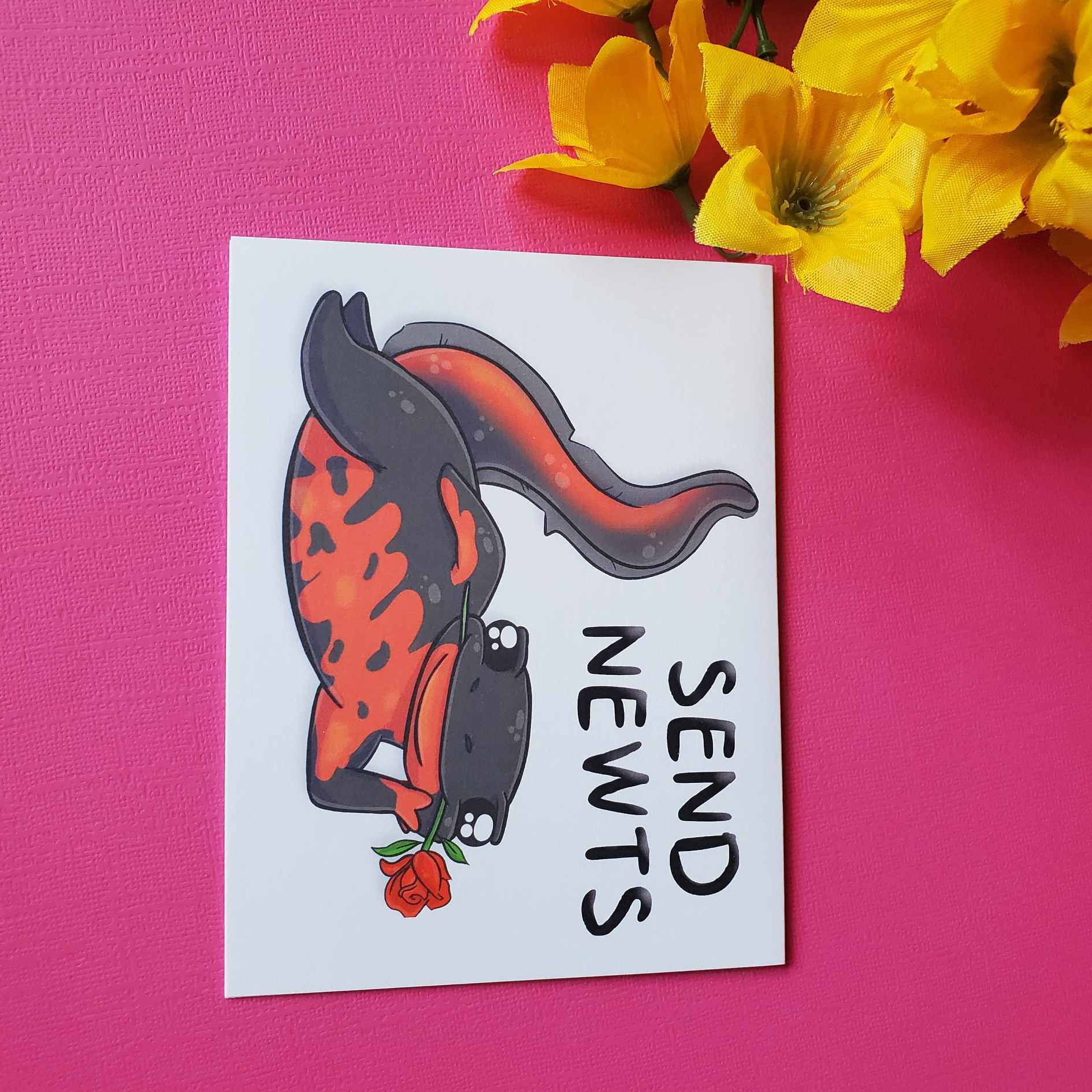 Send Newts Sticker