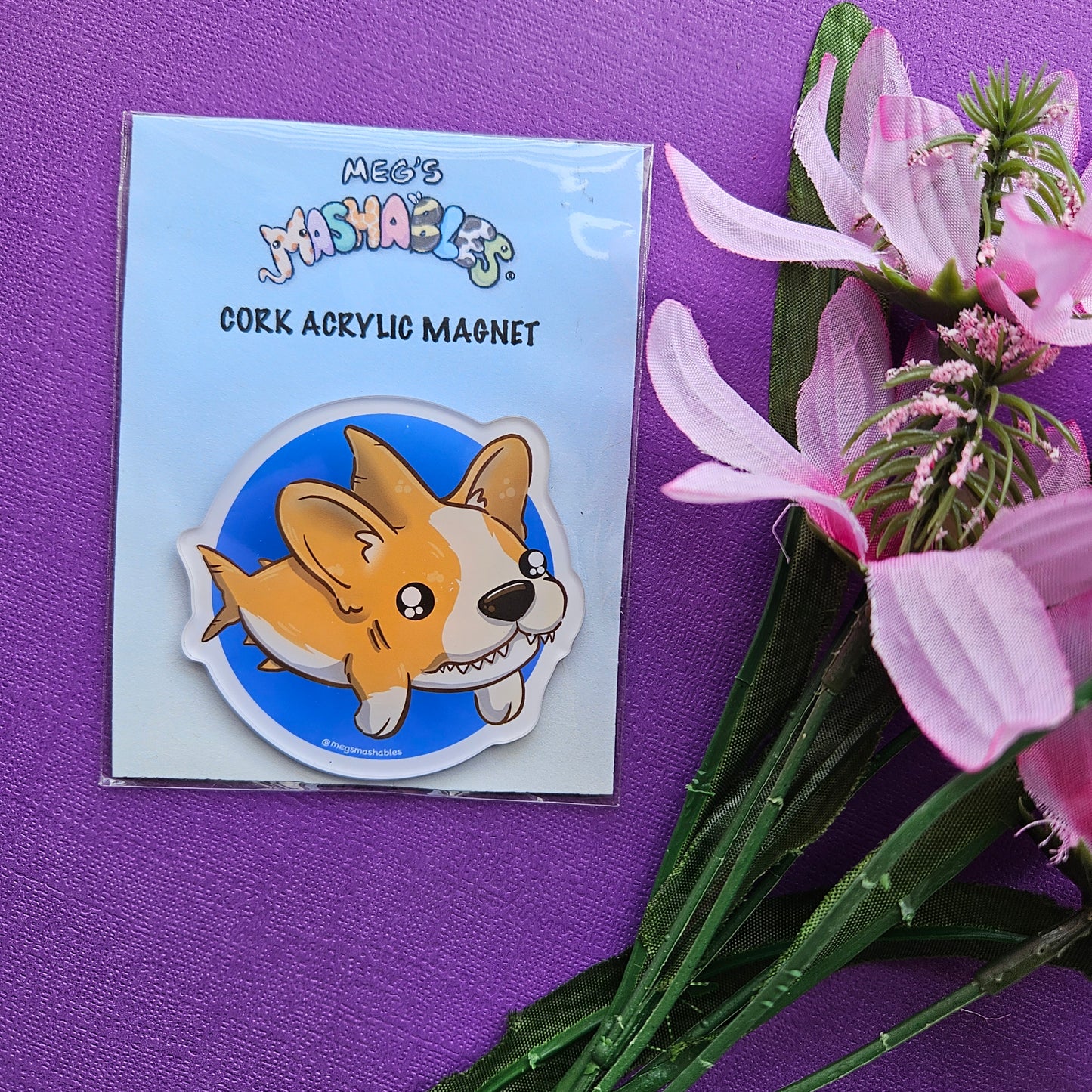 Corgi Acrylic Magnet Pack (8 magnets)