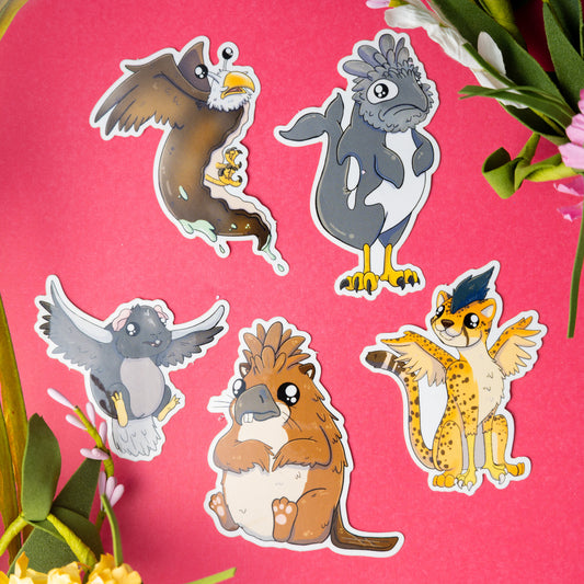 Meagle Sticker Pack (5 Stickers)