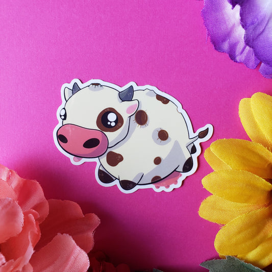 Full Moooon Sticker (moon + cow)