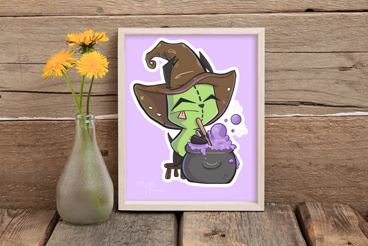 Girwitch 5x7 Print