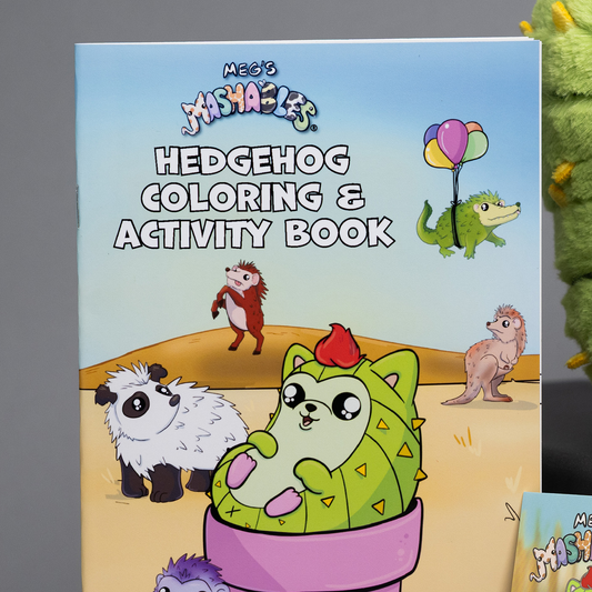 Hedgehog Coloring & Activity Book