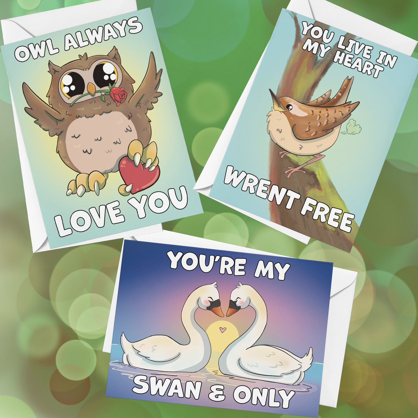 "Owl Always Love You" Love Bird Greeting Card