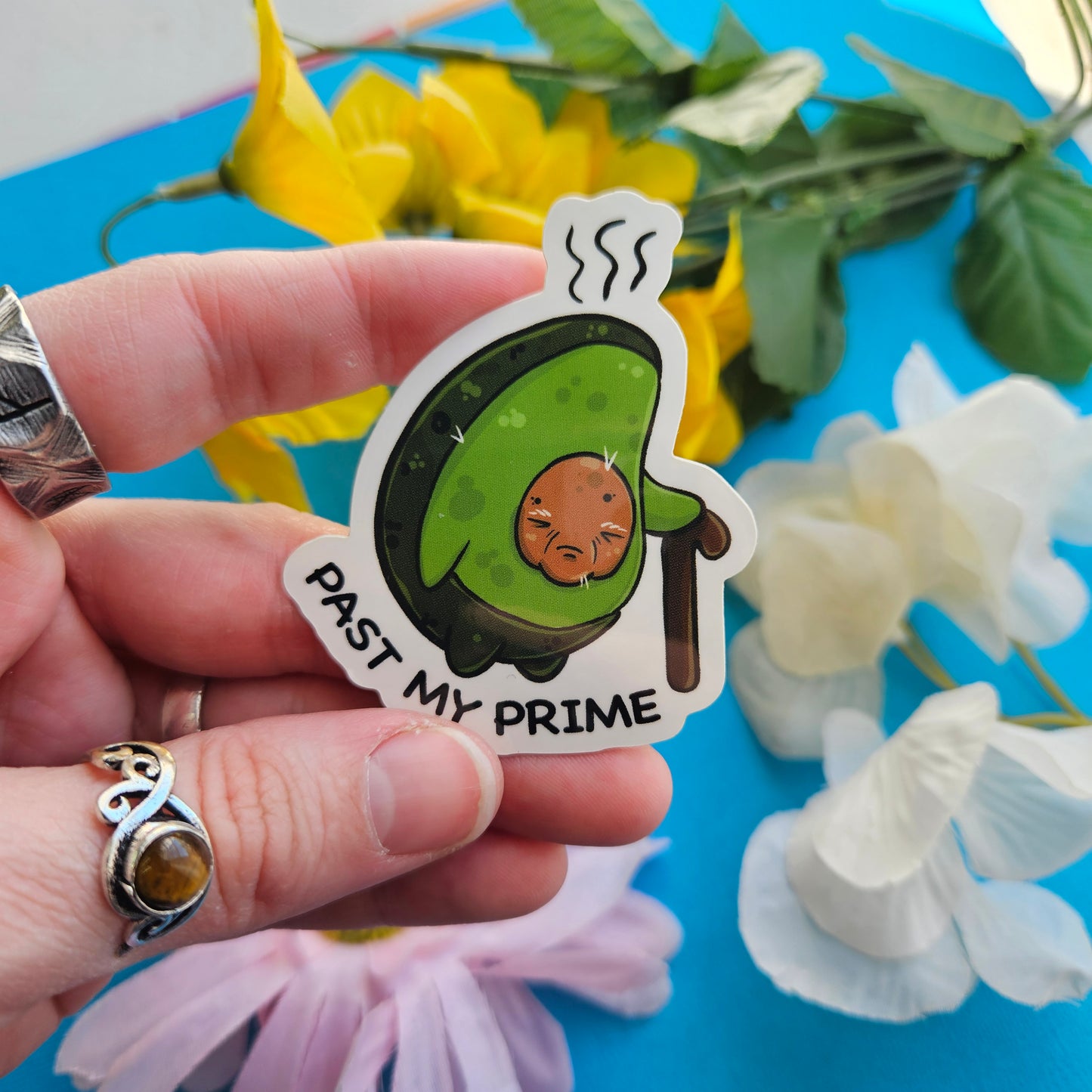 Past My Prime Avocado Sticker