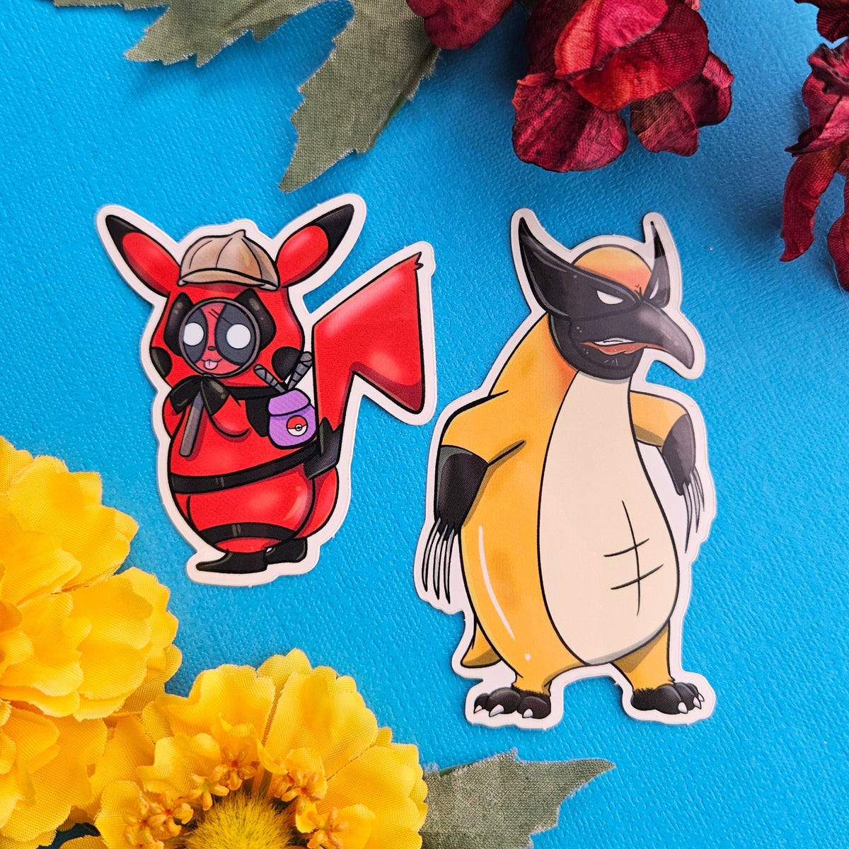 Pikapool Sticker (pikachu + deadpool) – Meg's Mashables