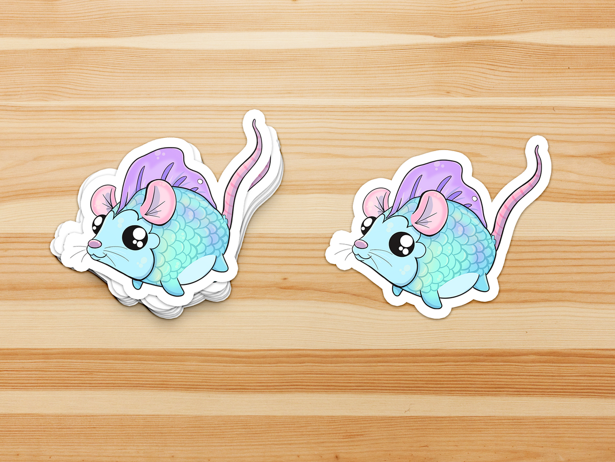 Rish Sticker (rainbow fish +. rat): Piscese Zodiac Mashable – Meg's ...