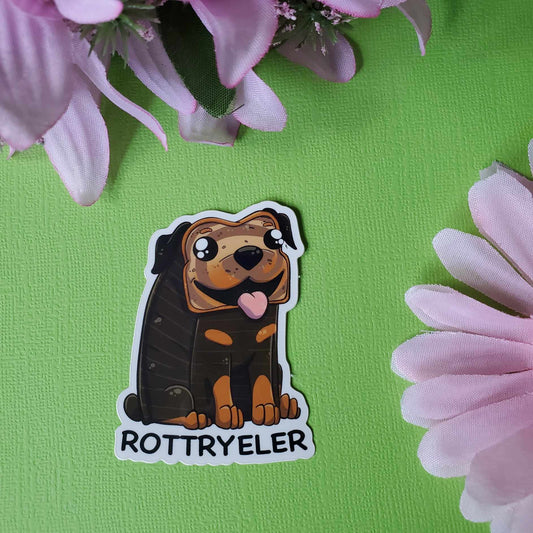 Rottryeler Sticker (rottweiler + rye bread)