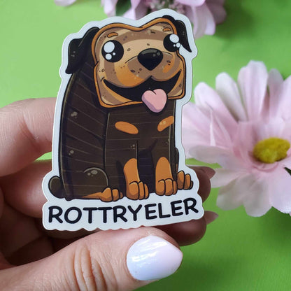 Rottryeler Sticker (rottweiler + rye bread)