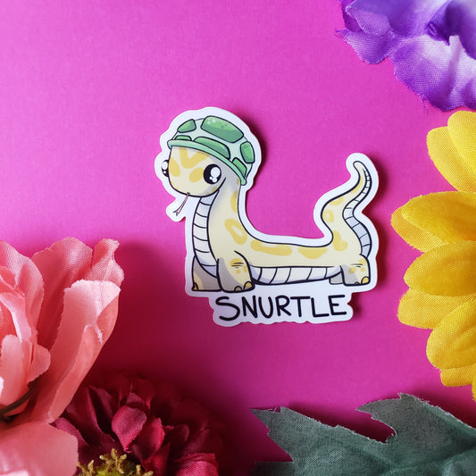 Snurtle Sticker (snake+ turtle)