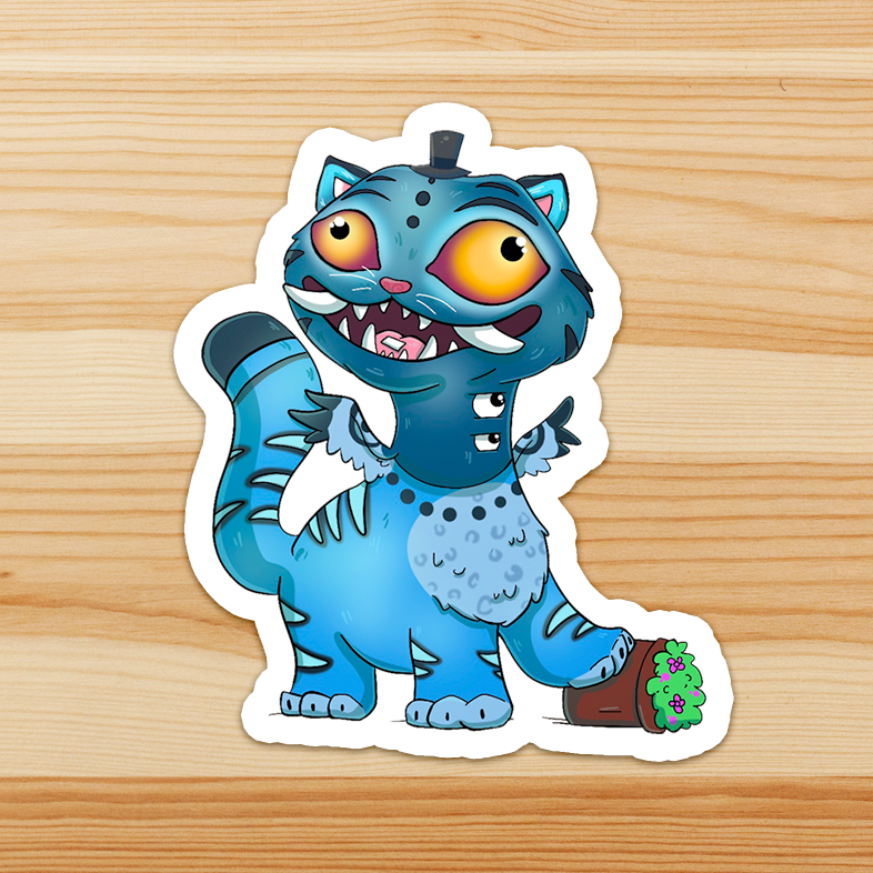 Suppie Sticker (sussie + derpy from Kpop Demon Hunters)