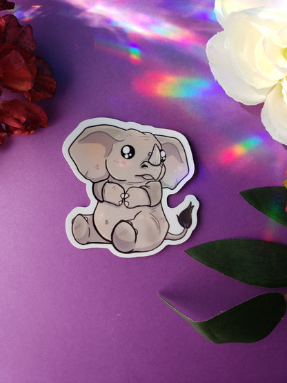 Elephino Sticker (elephant + rhino) – Meg's Mashables